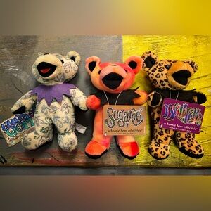 Grateful Dead bears (3)